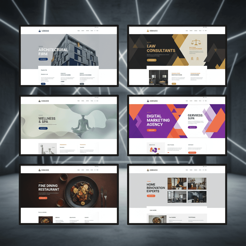 Professional website design templates