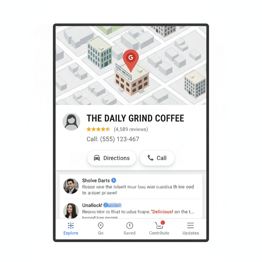 Google Maps business listing