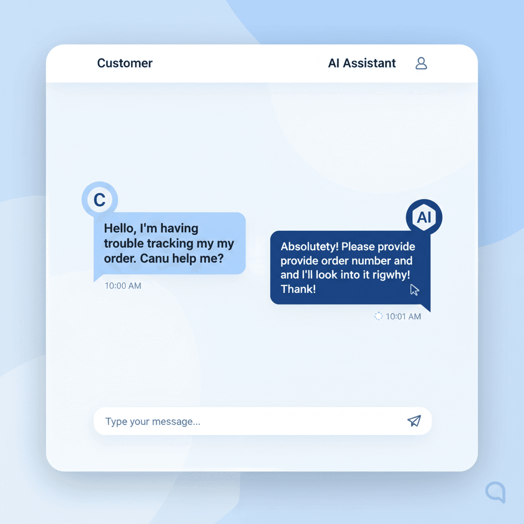 AI-powered chat support system